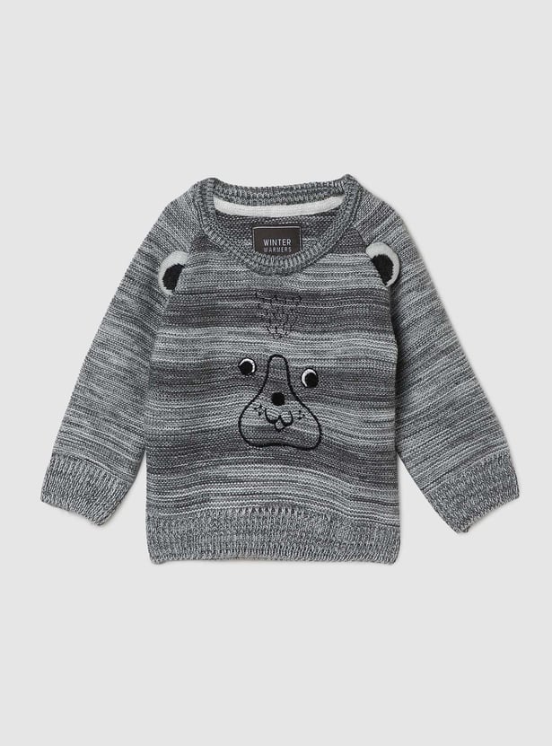 Boys Applique Detail Sweater