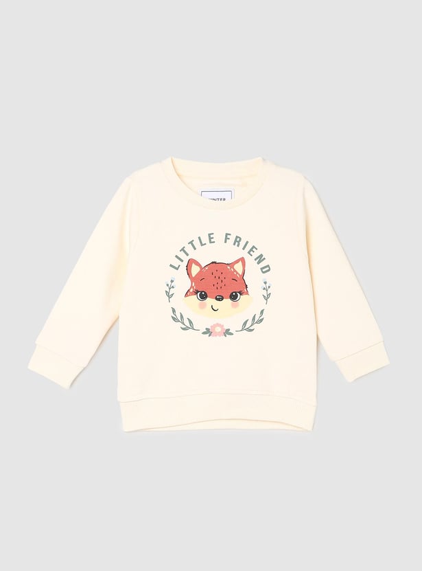 Girls Graphic Printed Sweatshirt