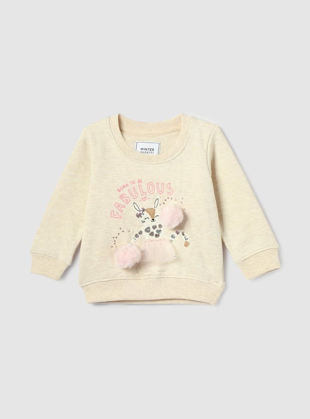 Girls Embellished Sweatshirt