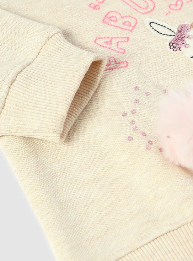 Girls Embellished Sweatshirt