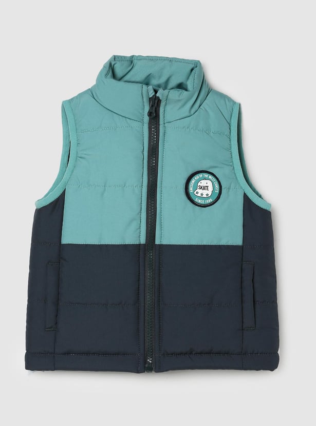 Boys Colourblocked Gilet