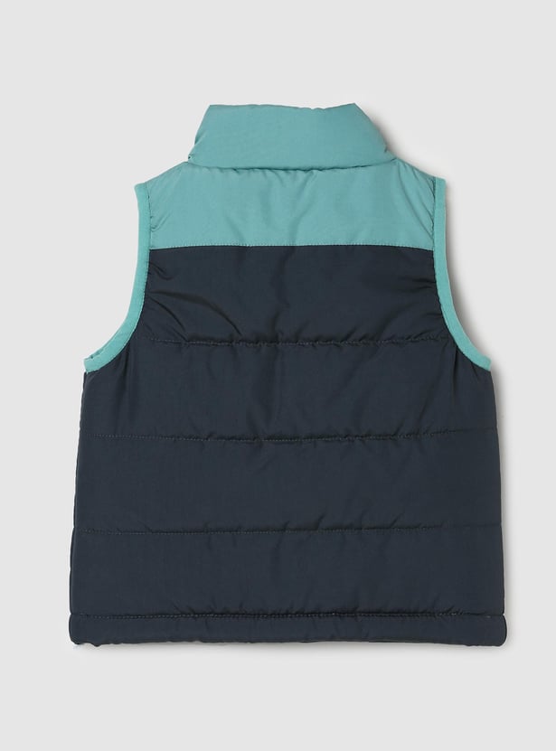 Boys Colourblocked Gilet