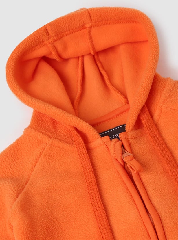 Boys Front-Open Hooded Jacket