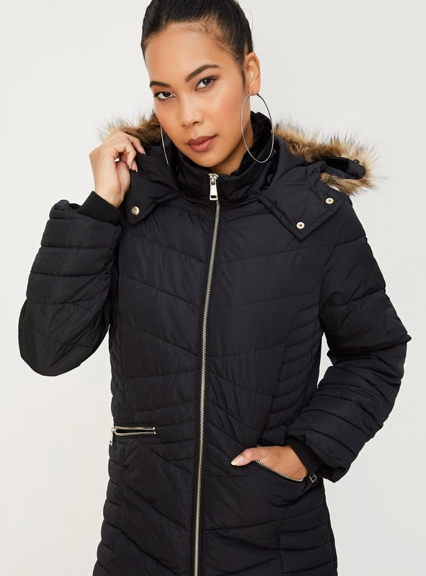 Women Hooded Parka Jacket