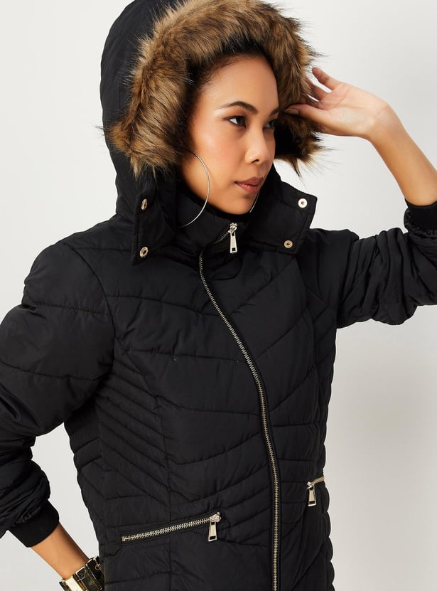 Women Hooded Parka Jacket