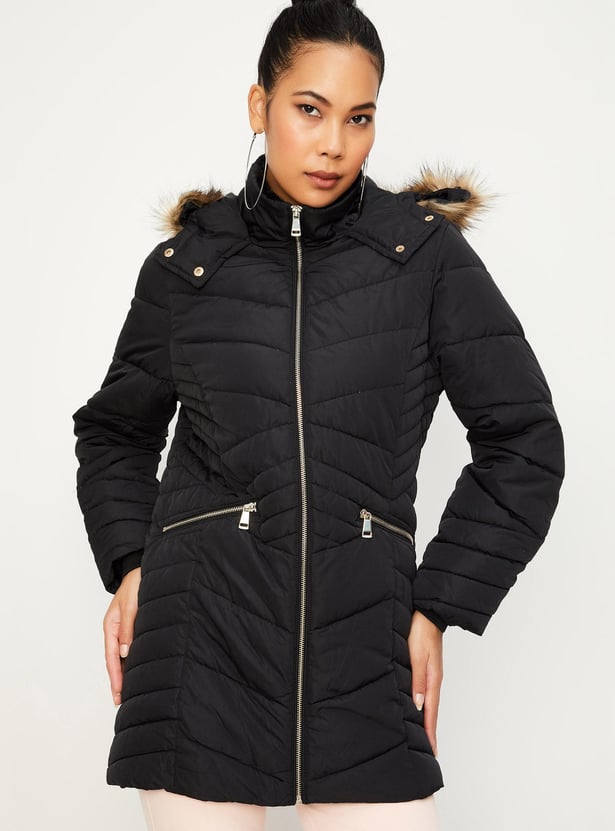 Women Hooded Parka Jacket