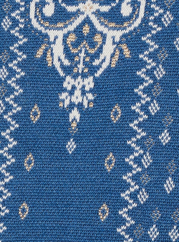 Women Jacquard Knit Winter Kurta