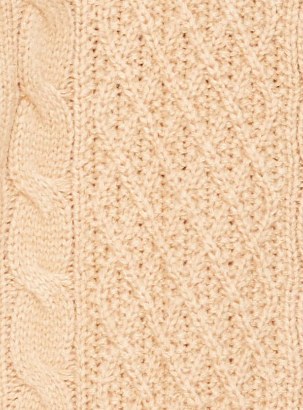 Women Cable Knit Cardigan