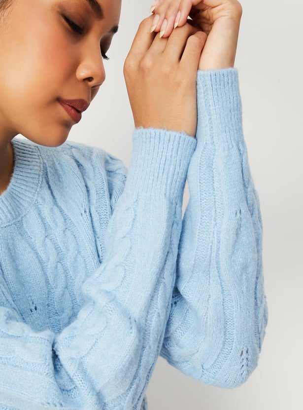 Women Cable Knit Jumper