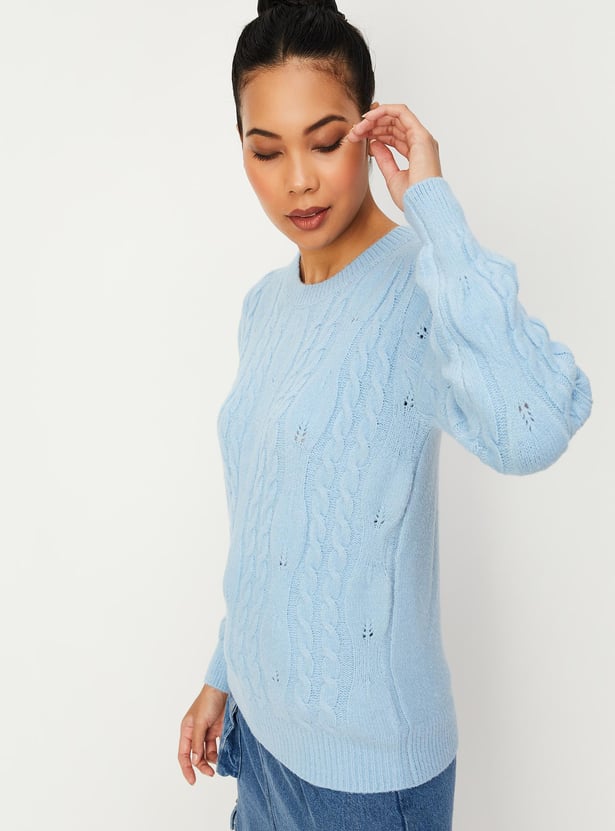 Women Cable Knit Jumper
