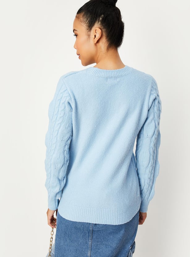 Women Cable Knit Jumper