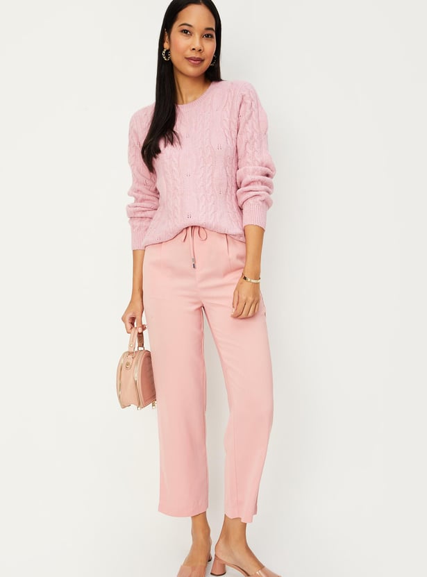 Women Cable Knit Jumper