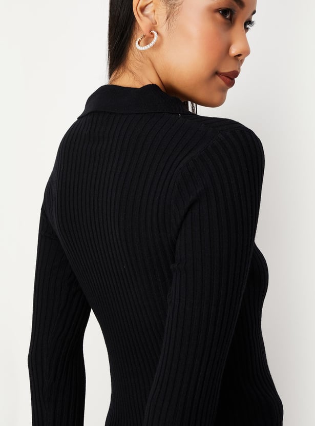 Women Rib-Knit Top