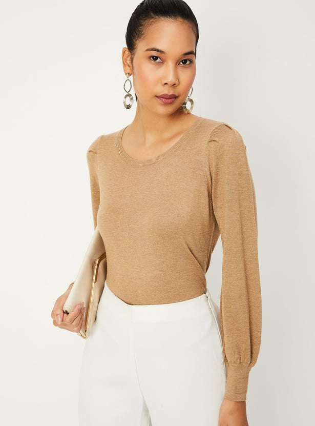 Women Shimmer Knit Top