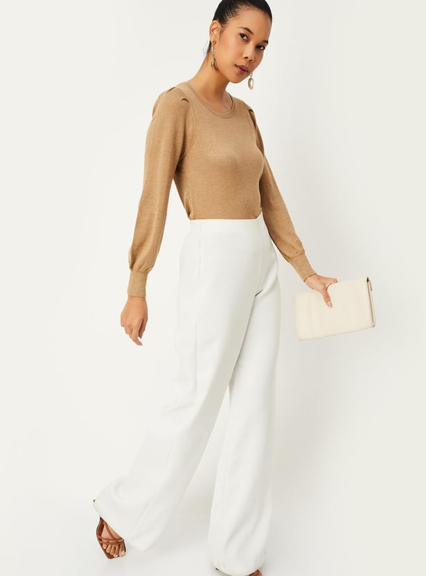 Women Shimmer Knit Top