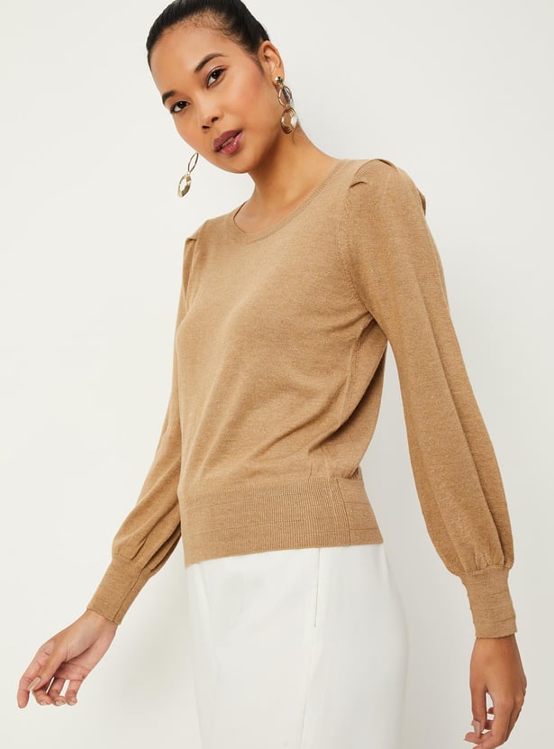 Women Shimmer Knit Top