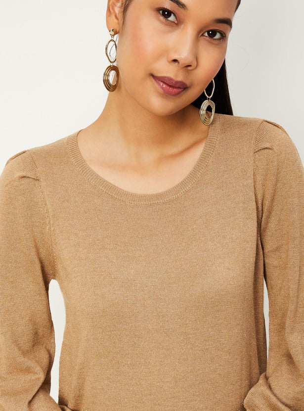 Women Shimmer Knit Top