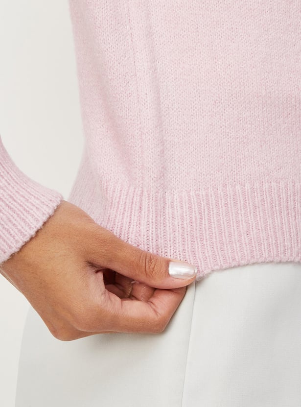 Women Pearl Embellished Cardigan