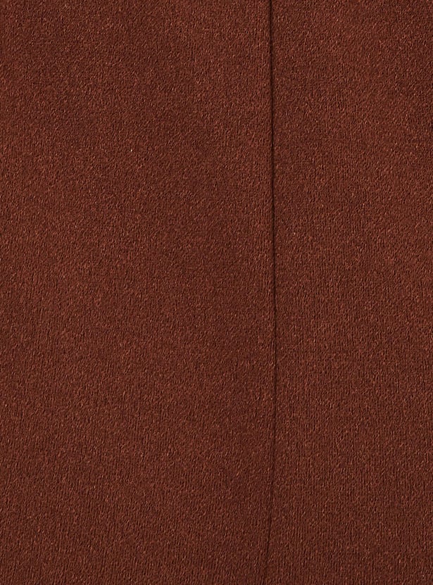Women Solid High-Rise Trousers