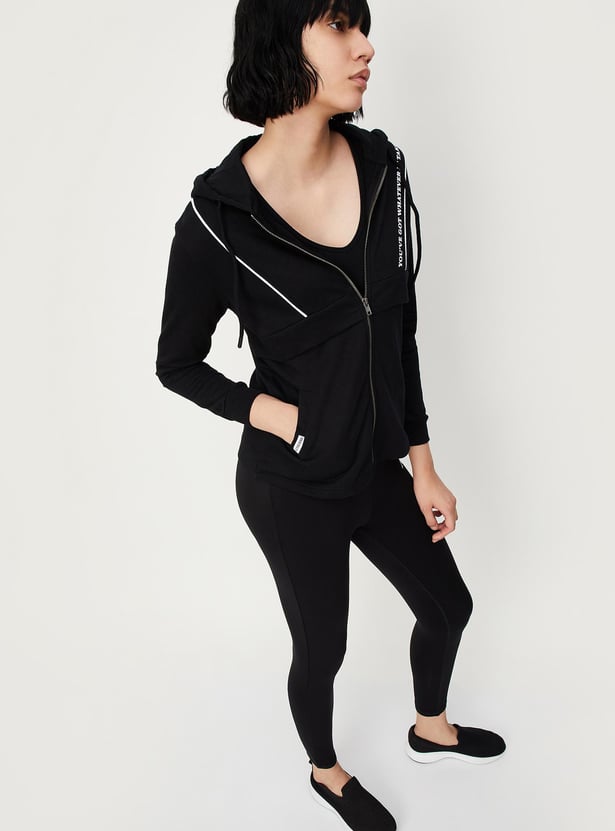 Women Hooded Sporty Jacket