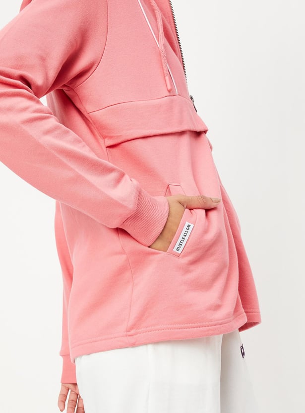 Women Hooded Sporty Jacket