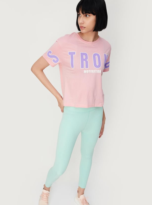 Women Typographic Printed T-shirt