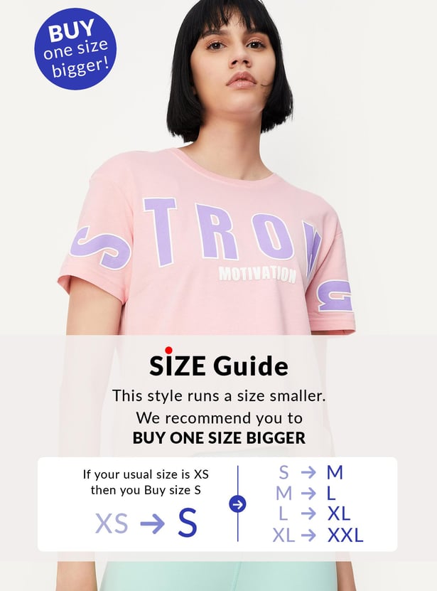 Women Typographic Printed T-shirt