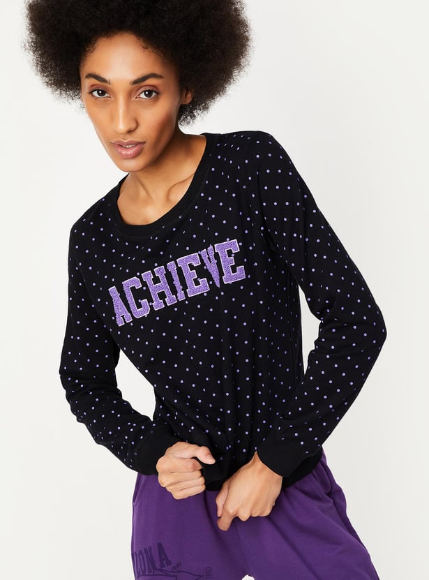 Women Printed Sweatshirt