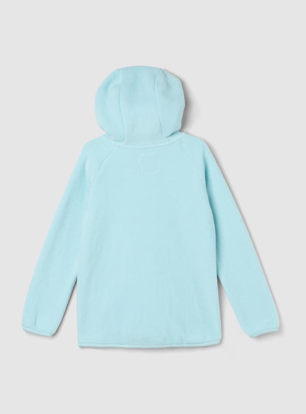 Girls Front-Open Hooded Jacket