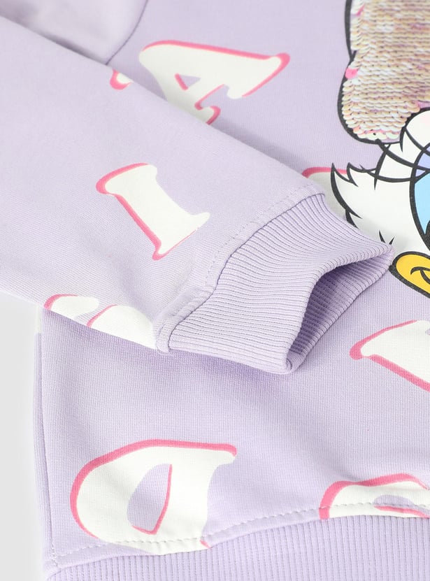 Girls Daisy Duck Embellished Sweatshirt