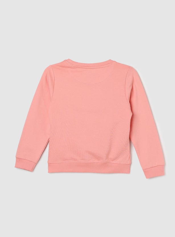Girls Embroidered Sweatshirt
