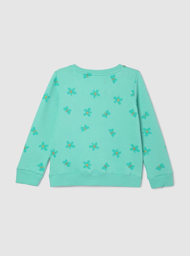 Girls Printed Sweatshirt