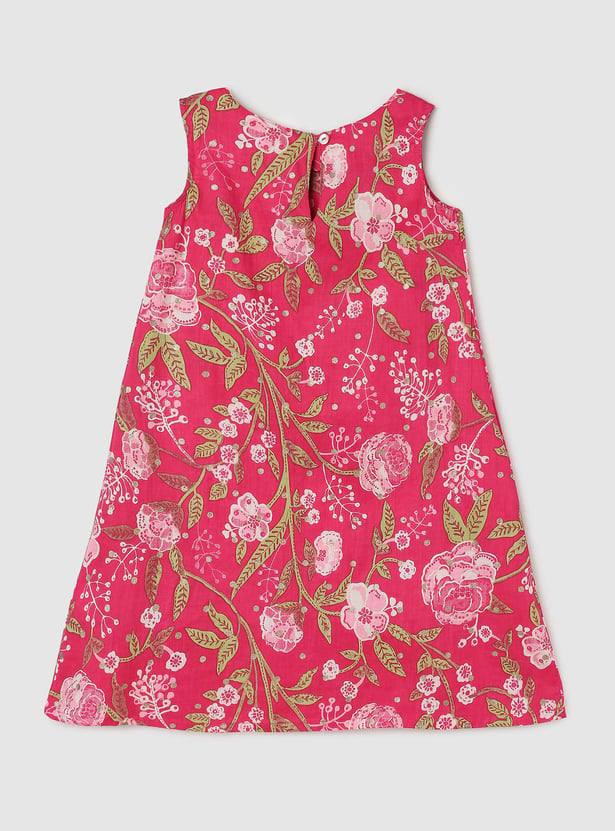 Girls Printed A-line Kurta