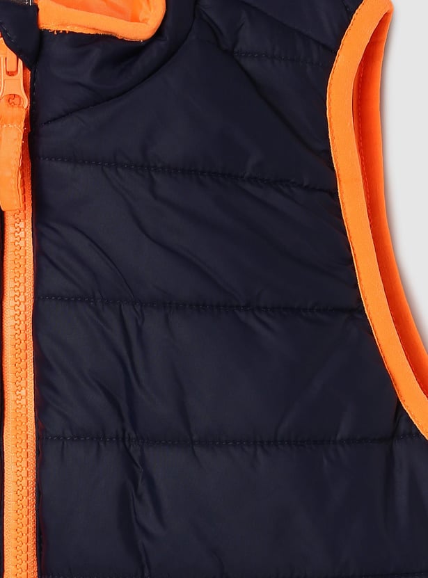 Boys Contrast Tipping Gilet