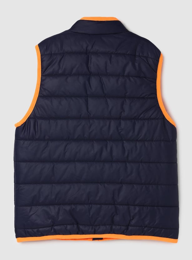 Boys Contrast Tipping Gilet