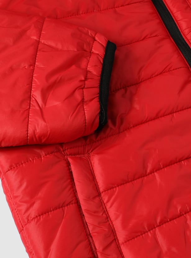 Boys Quilted Hooded Puffer Jacket