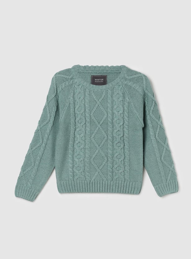Boys Cable Knit Sweater