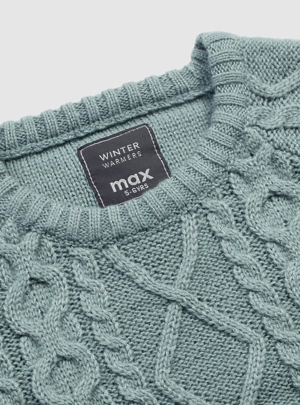 Boys Cable Knit Sweater