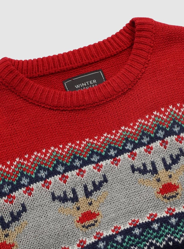 Boys Fair Isle Christmas Sweater