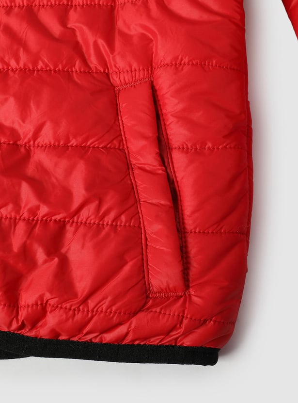 Boys Quilted Hooded Puffer Jacket