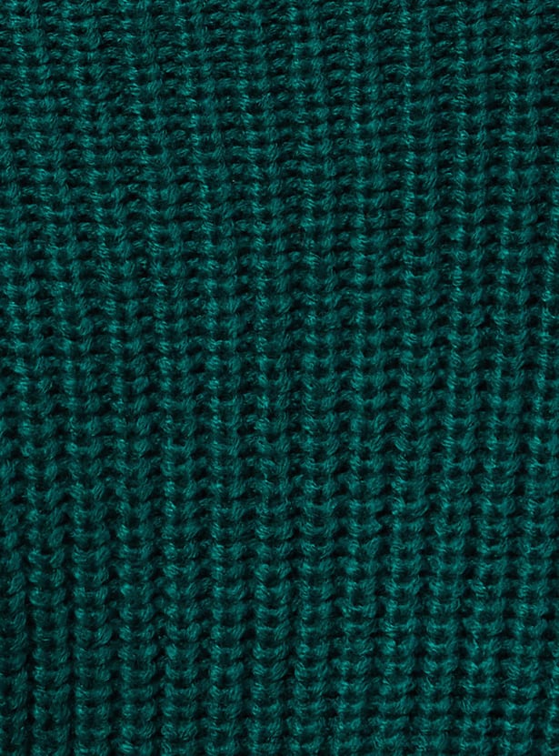 Girls Cable Knit Turtle Neck Sweater
