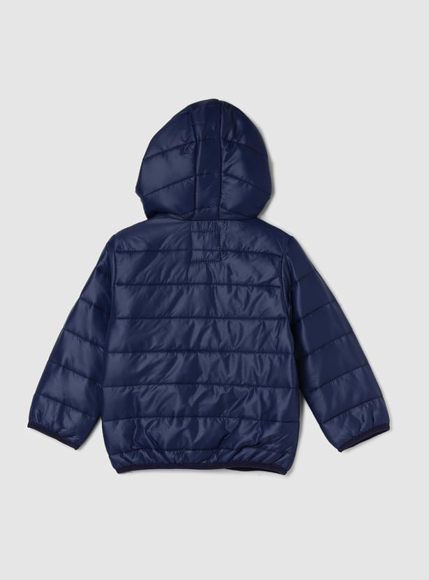 Boys Quilted Hooded Puffer Jacket