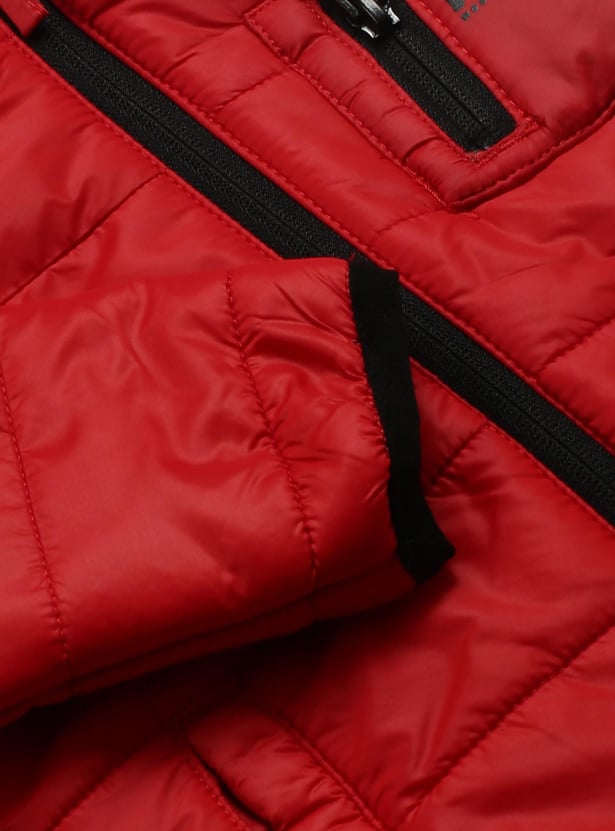 Boys Quilted Hooded Puffer Jacket