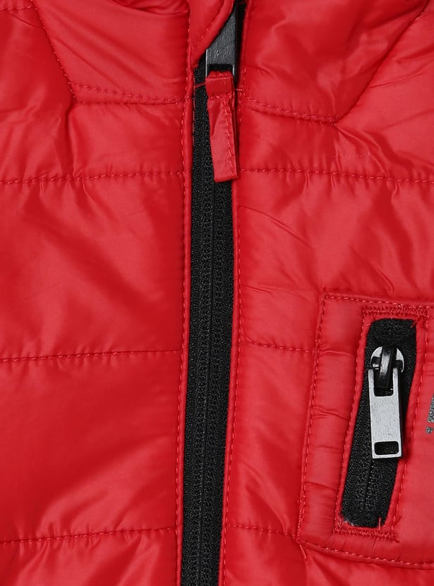 Boys Quilted Hooded Puffer Jacket