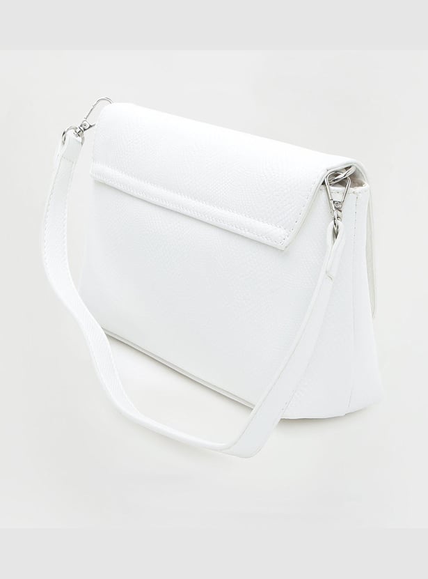 Buy Women Embellished Baguette Bag Online at just Rs. 1299.0