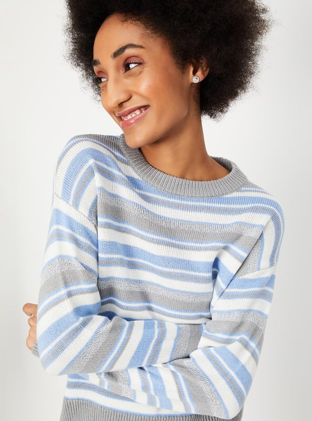 Women Striped Sweater