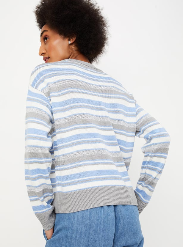 Women Striped Sweater