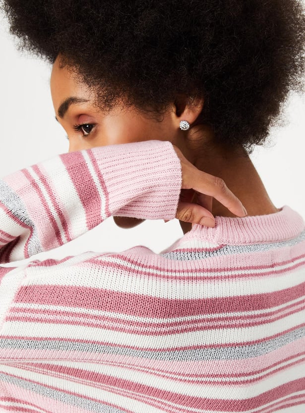Women Striped Sweater