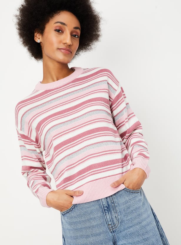 Women Striped Sweater