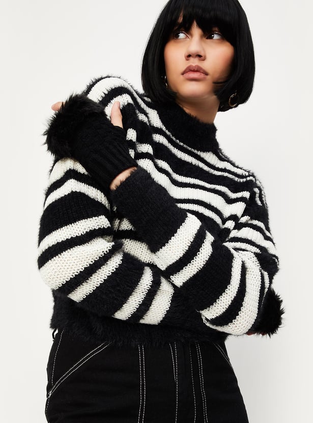 Women Striped Sweater